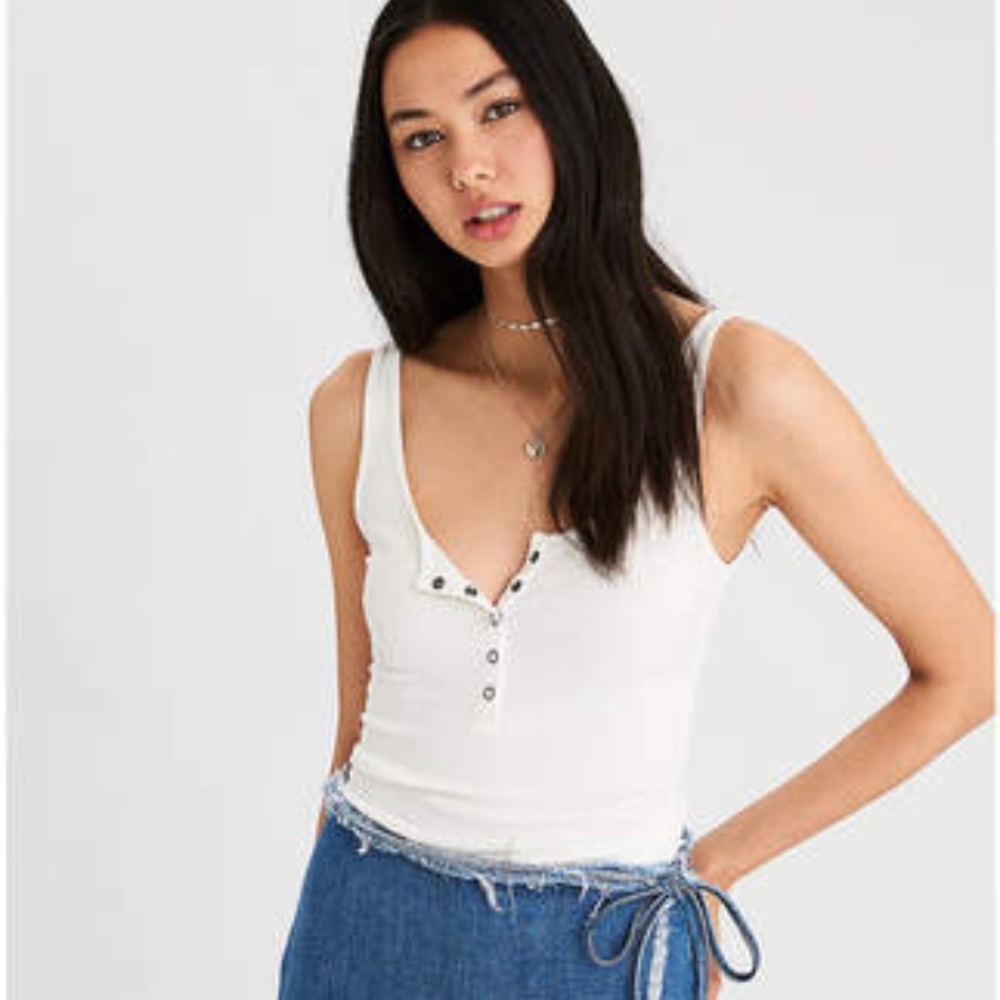 AE Soft & Sexy Henley Tank